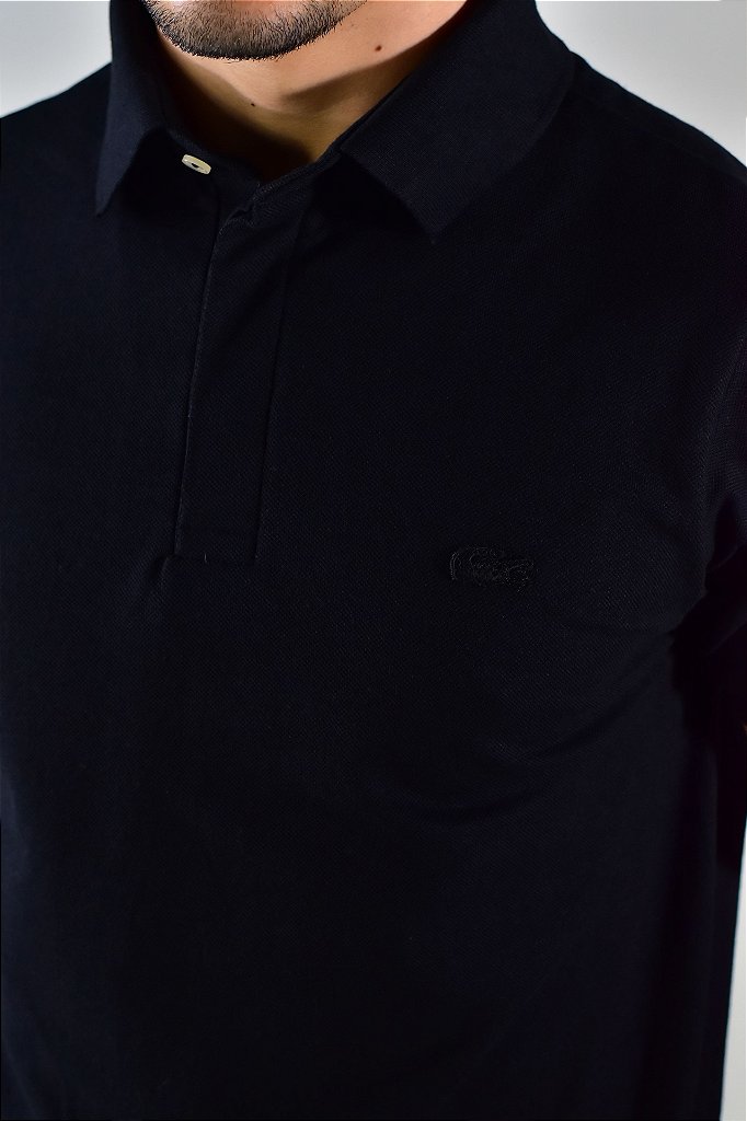 Camisa Gola Polo LCT Paris - Preta
