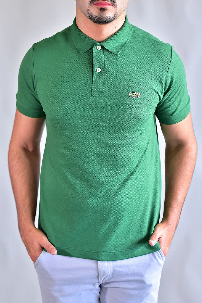 Camisa Gola Polo Masculina LCT – Verde Bandeira