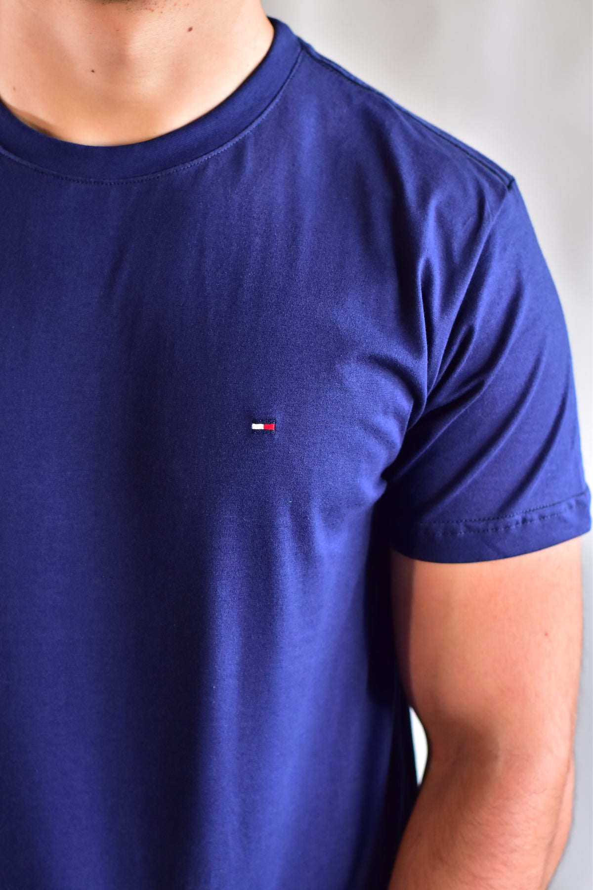 Camiseta TH Masculina Classic Nape - Azul Marinho