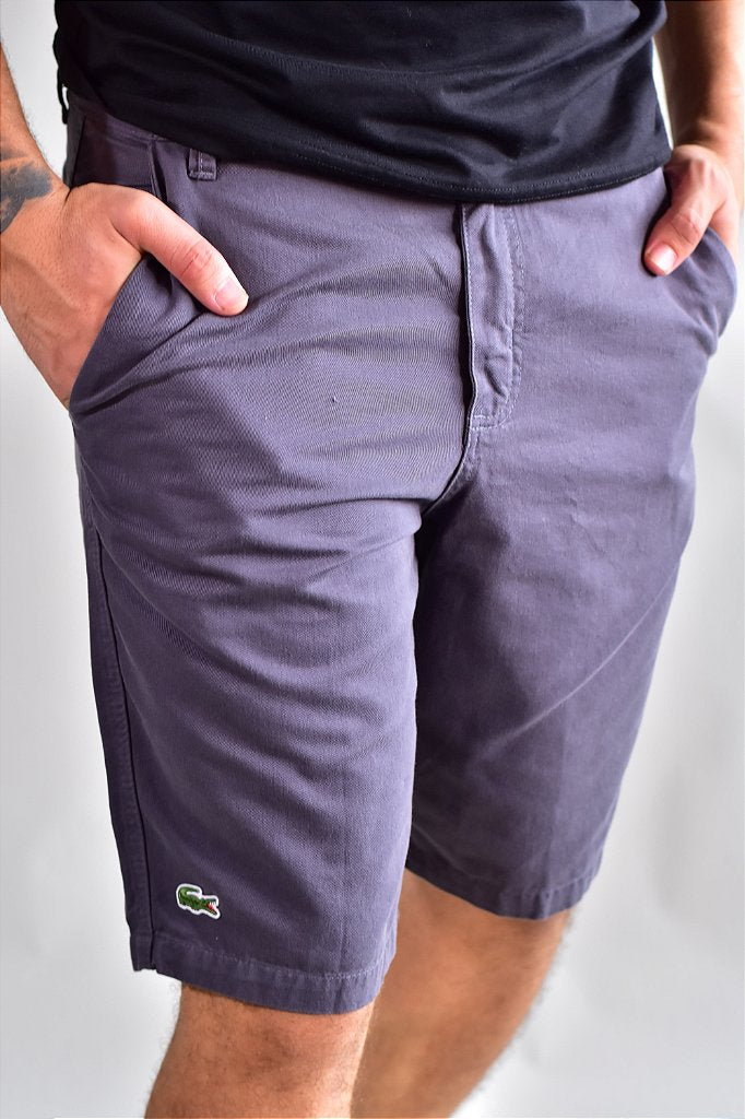 Bermuda Masculina Regular Fit LCT - Chumbo