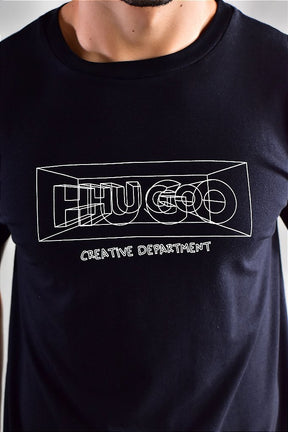 Camiseta Hugo Creative Department - Preta