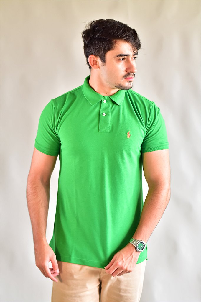 Camisa Gola Polo RL - Verde Bandeira