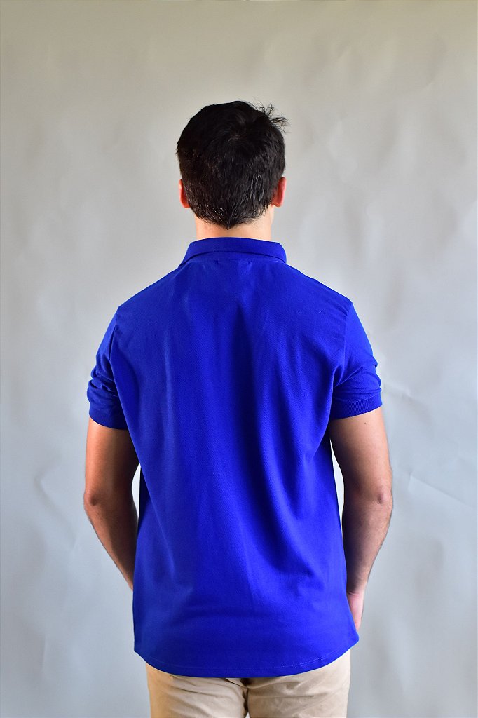 Camisa Gola Polo Masculina LCT – Azul Royal