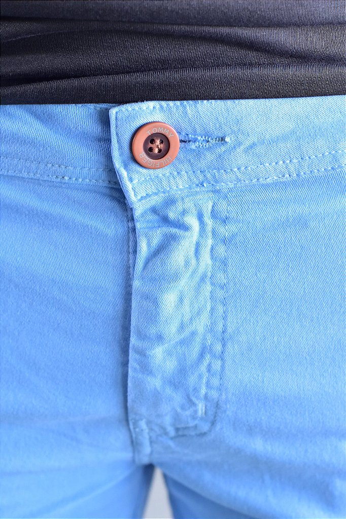 Bermuda Masculina Sarja TH - Azul Bebê