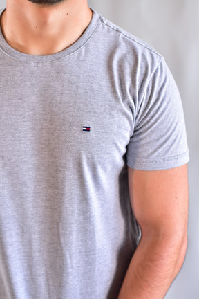 Camiseta TH Masculina Classic Nape - Cinza