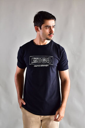 Camiseta Hugo Creative Department - Preta