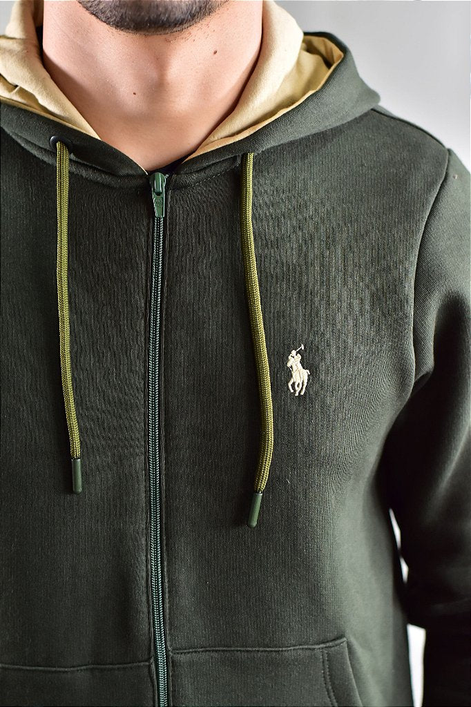 Moletom Masculino RL Hood - Verde Musgo