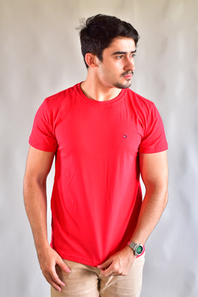 Camiseta TH Masculina Classic Nape - Vermelha