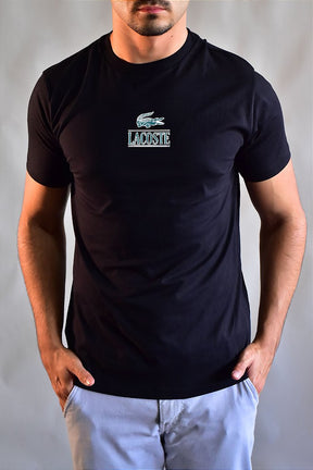 Camiseta LCT White Shading Croc - Preta