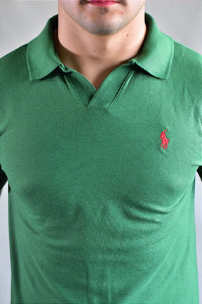 Gola Polo Masculina RL V-Neck - Verde