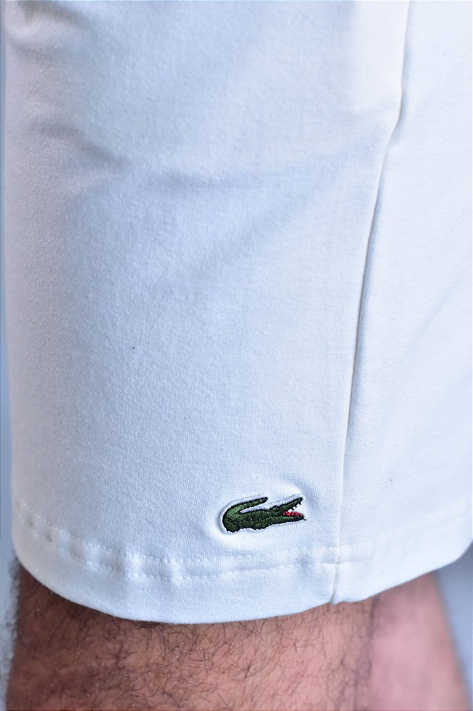 Bermuda Moletom LCT Cordão - Branco
