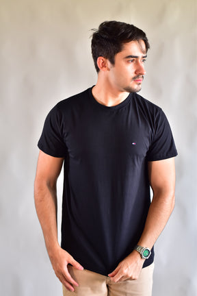 Camiseta TH Masculina Classic Nape - Preta