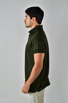 Camisa Gola Polo LCT Paris - Verde Musgo
