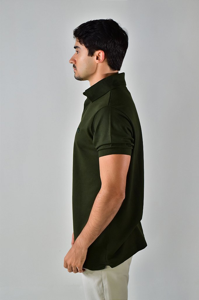 Camisa Gola Polo LCT Paris - Verde Musgo