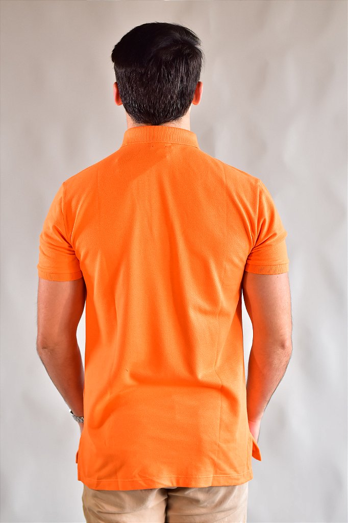 Camisa Gola Polo RL - Laranja