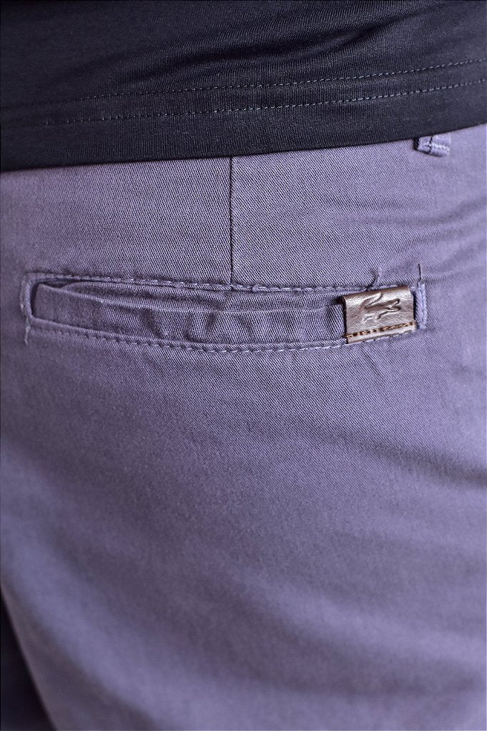 Bermuda Masculina Regular Fit LCT - Chumbo