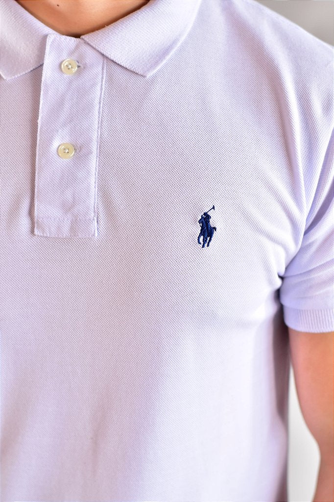 Camisa Gola Polo RL - Branca