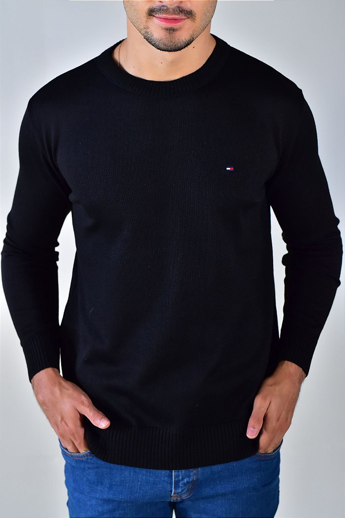 Suéter Masculino TH - Preto