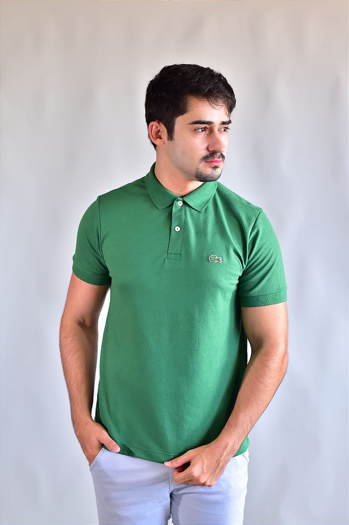 Camisa Gola Polo Masculina LCT – Verde Bandeira