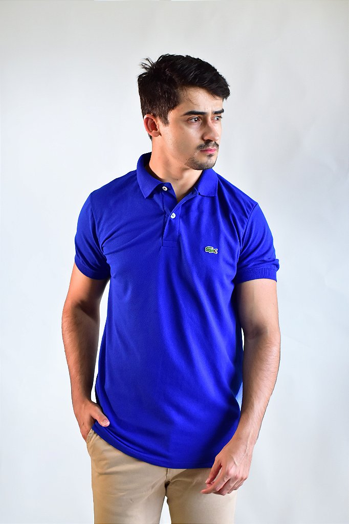 Camisa Gola Polo Masculina LCT – Azul Royal