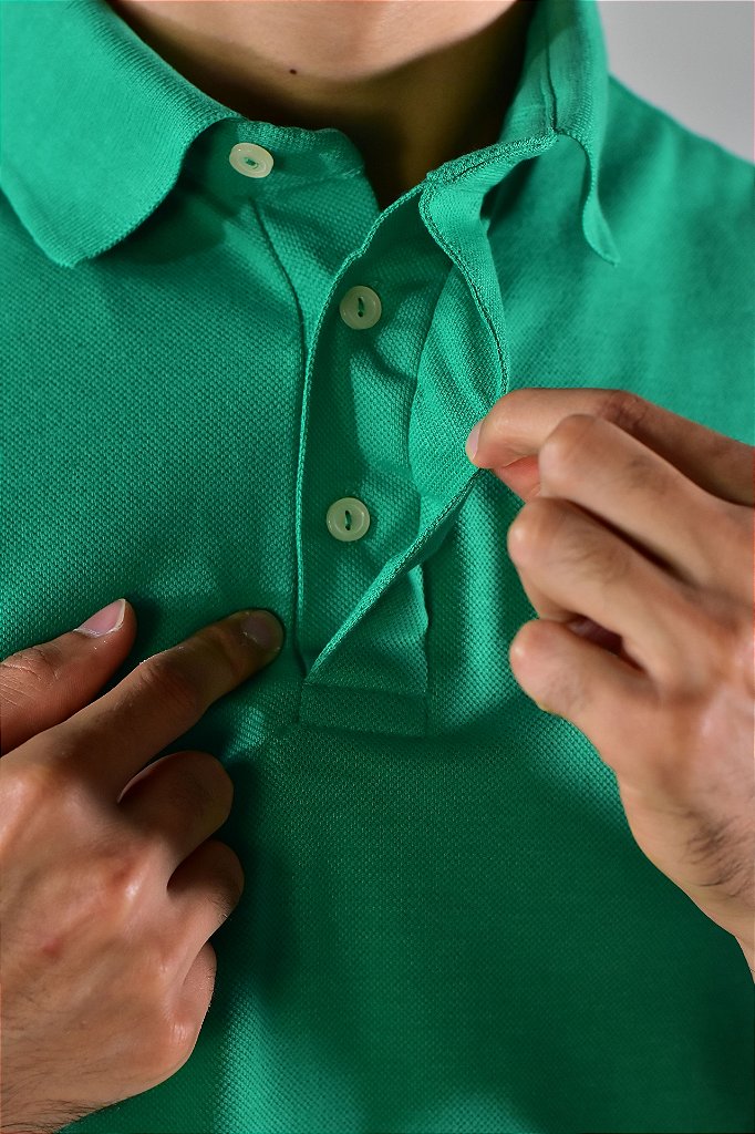 Camisa Gola Polo LCT Paris - Verde Bandeira