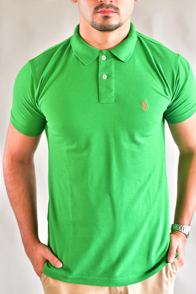 Camisa Gola Polo RL - Verde Bandeira