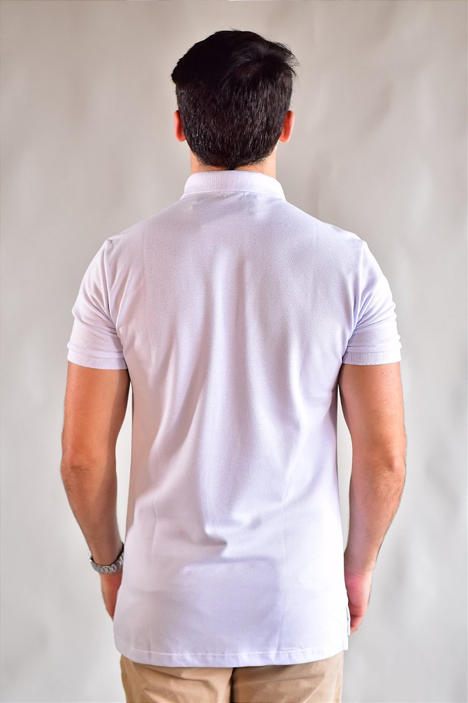 Camisa Gola Polo RL - Branca