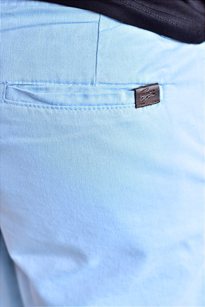 Bermuda Masculina Regular Fit LCT - Azul Bebê