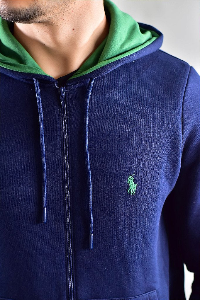 Moletom Masculino RL  Hood - Azul Marinho