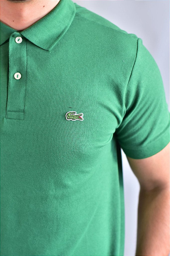 Camisa Gola Polo Masculina LCT – Verde Bandeira