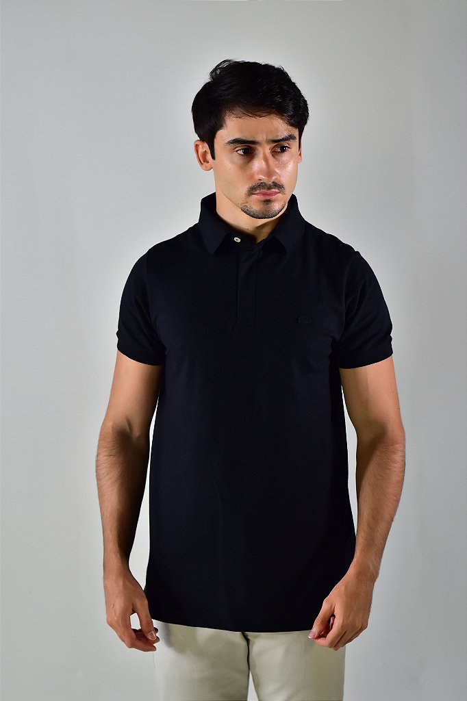 Camisa Gola Polo LCT Paris - Preta