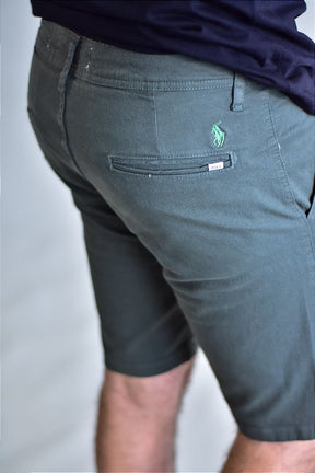 Bermuda Masculina Sarja RL - Verde Musgo
