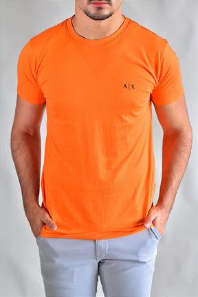 Camiseta Masculina A|X Basic - Laranja