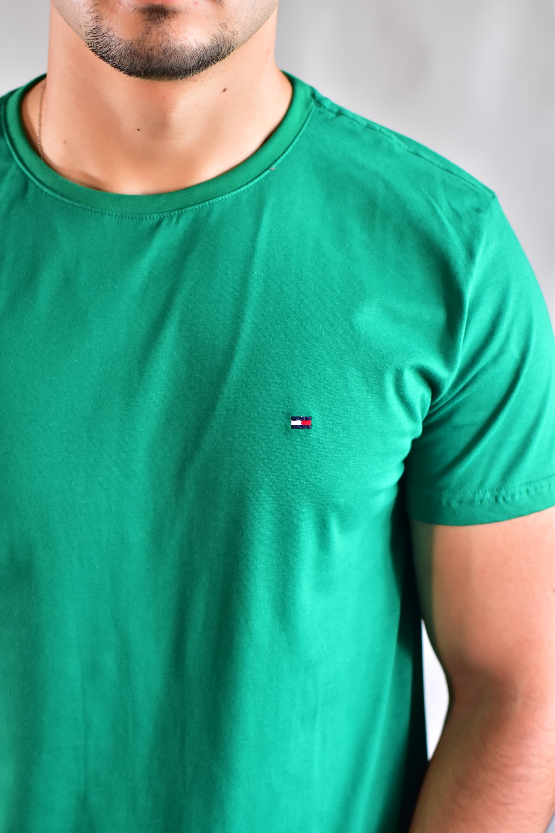 Camiseta TH Masculina Classic Nape - Verde Bandeira