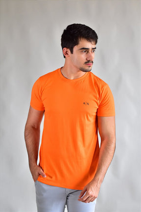 Camiseta Masculina A|X Basic - Laranja