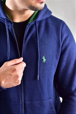 Moletom Masculino RL  Hood - Azul Marinho
