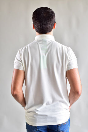 Camisa Gola Polo Boss | Boss Monochrome - Off White