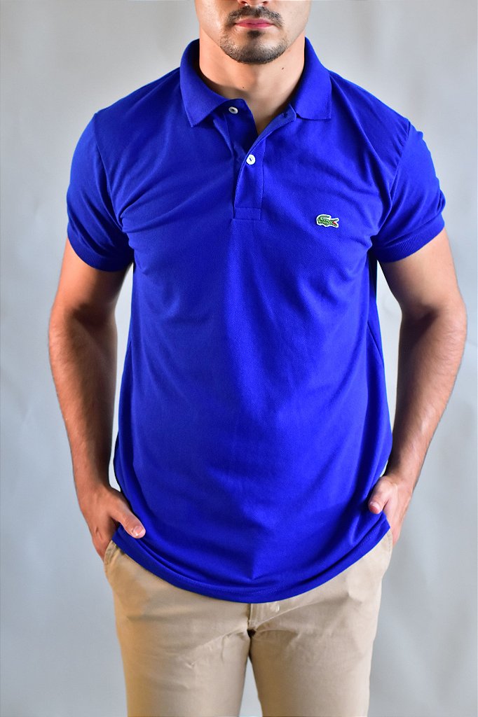 Camisa Gola Polo Masculina LCT – Azul Royal