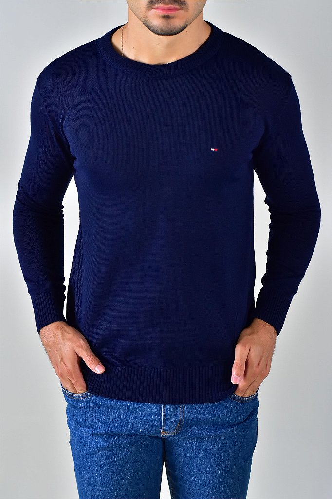 Suéter Masculino TH - Azul Marinho