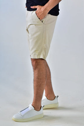 Bermuda Masculina Sarja Nobre Men - Creme