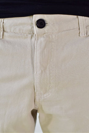 Bermuda Masculina Sarja Nobre Men - Creme