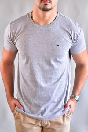 Camiseta TH Masculina Classic Nape - Cinza