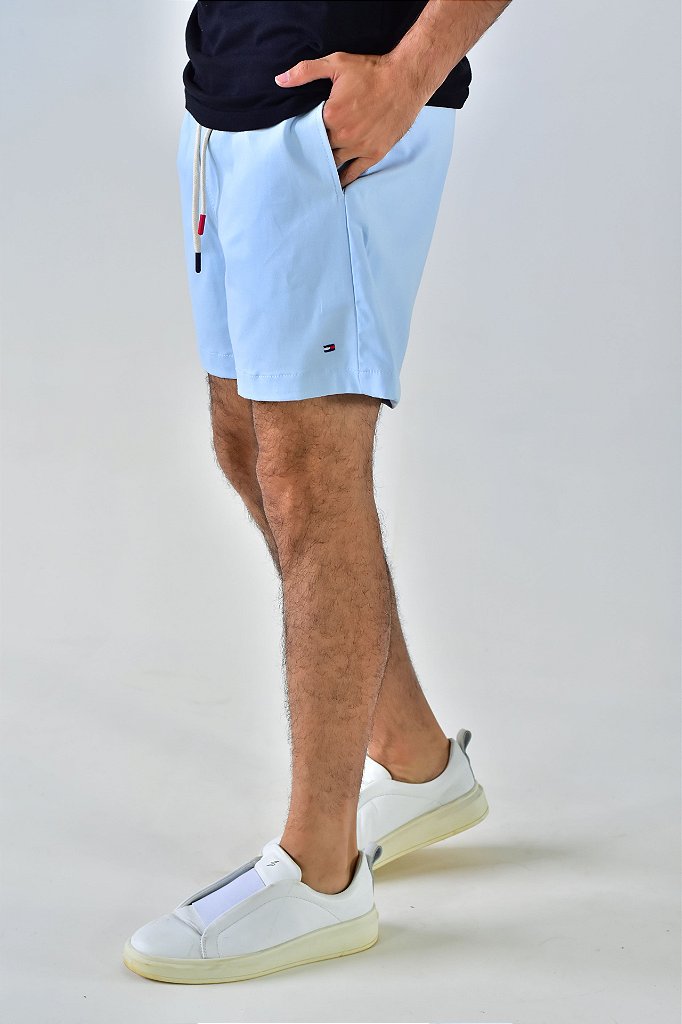 Short Sarja Masculino TH - Azul Bebê