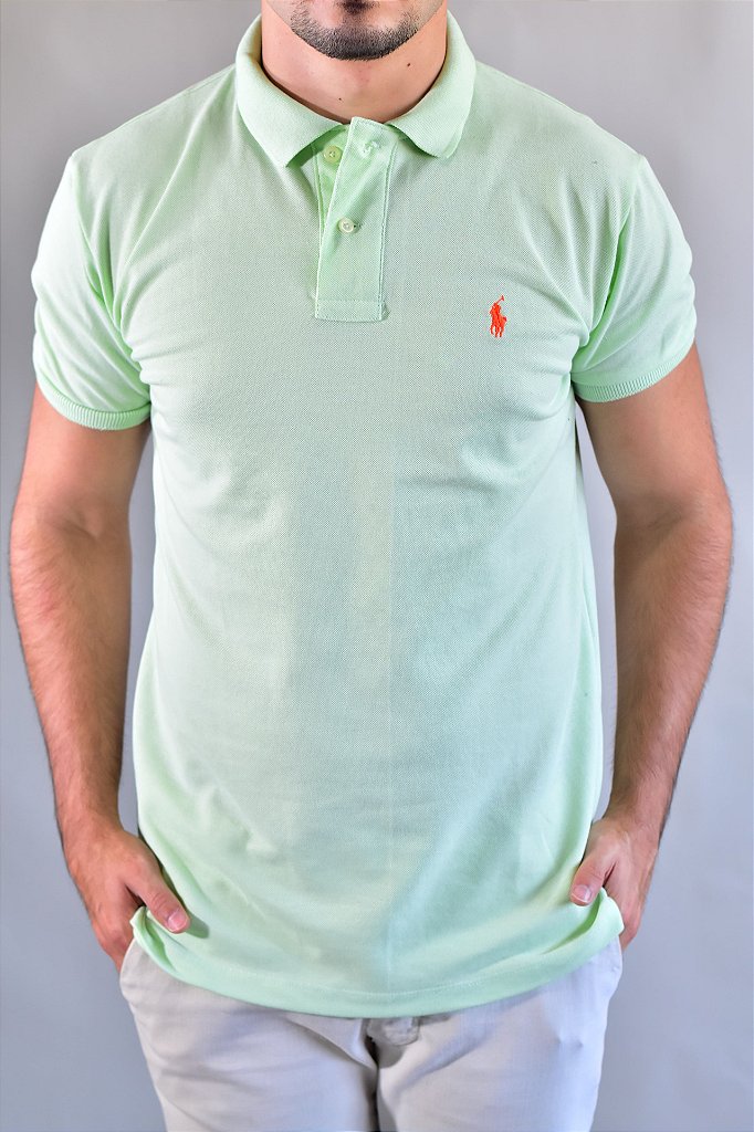 Camisa Gola Polo RL - Verde Menta