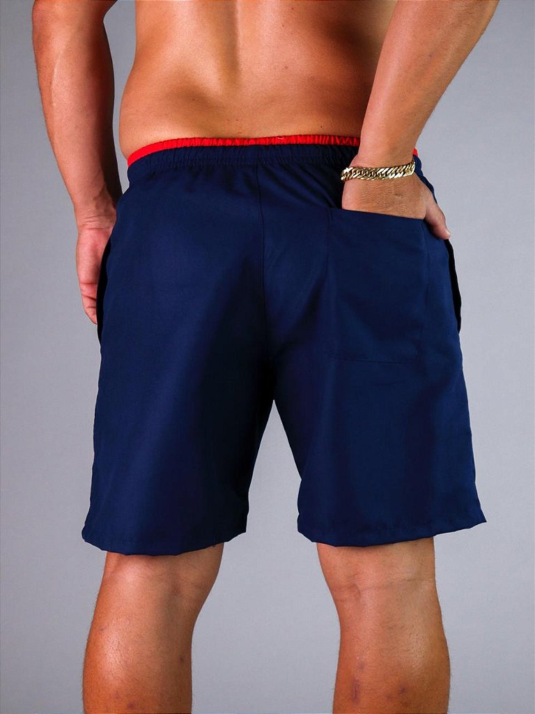 Short Beach TH Hilfiger - Azul Marinho