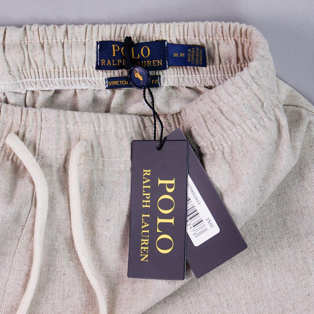 Short Linho Ralph Lauren Cordão - Palha