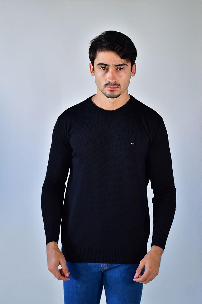Suéter Masculino TH - Preto