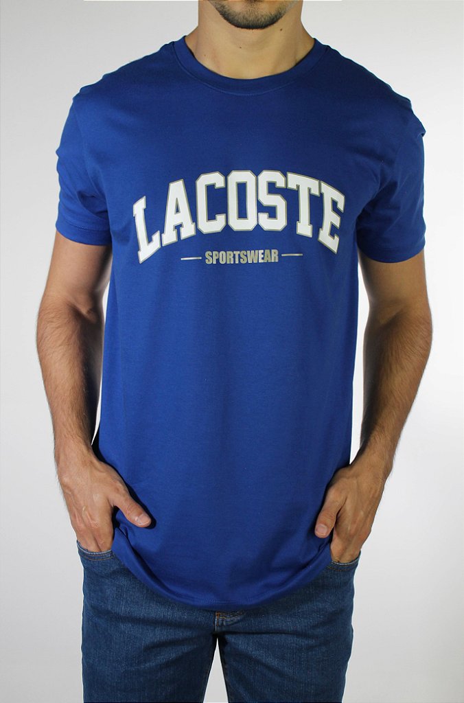 Camiseta LCT College Sportswear - Azul Royal