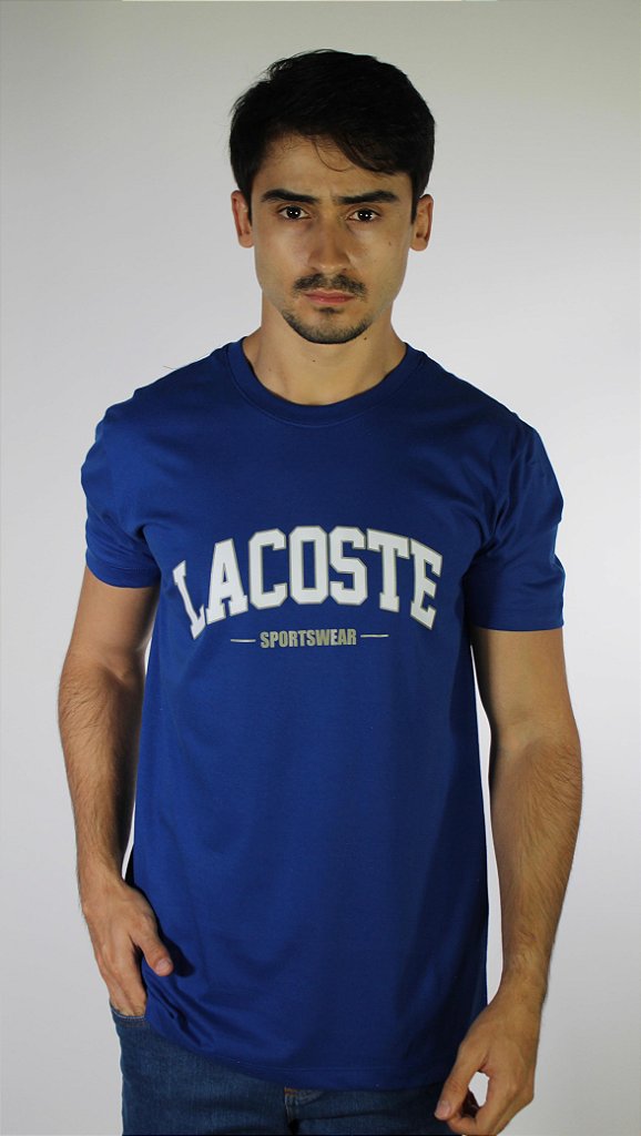 Camiseta LCT College Sportswear - Azul Royal